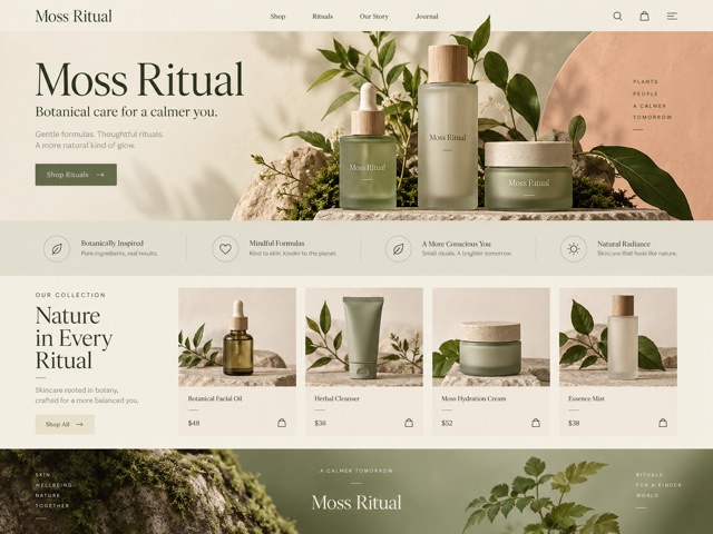 Moss Ritual website preview