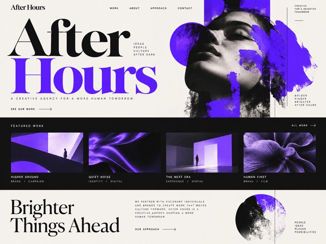 After Hours website preview